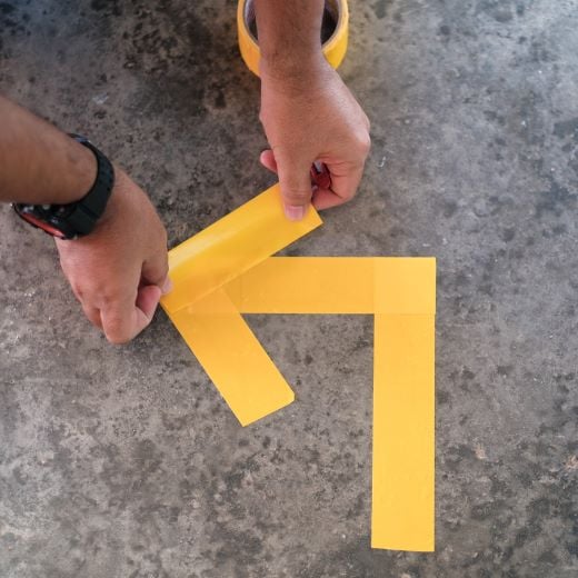 Floor marking tape - plain shutterstock_1820659421
