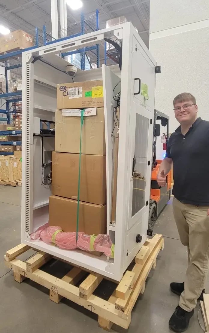 A high-tech medical packaging project we completed