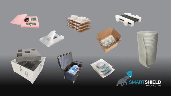 PE foam sets, rolls and pouches